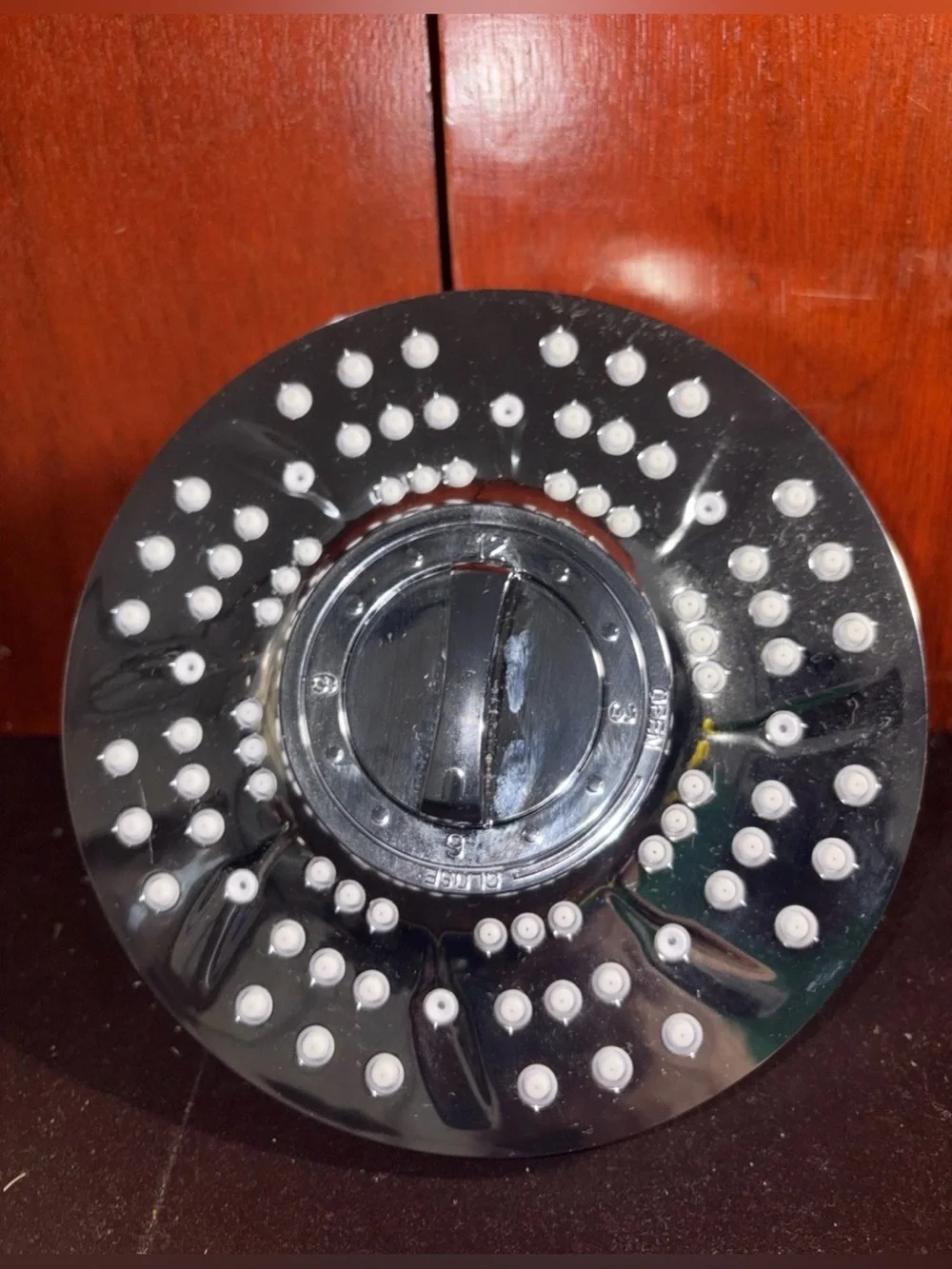 Chrome Round Rain Shower Head - Silver